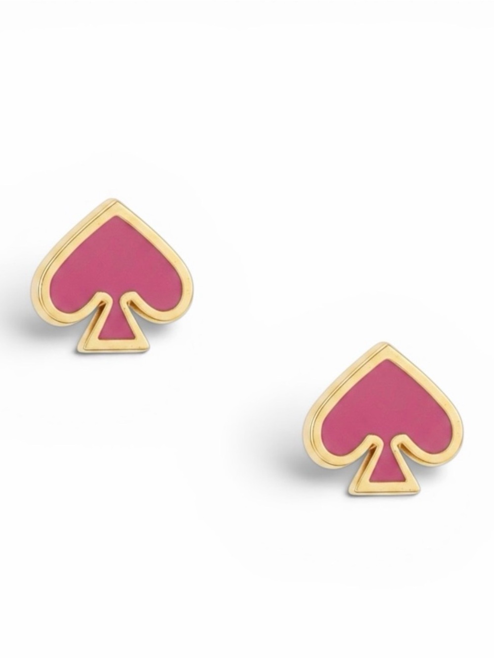 ☀️kate spade Pink Spade Stud Earrings☀️